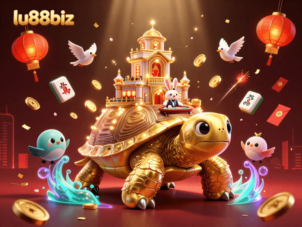 Experience thrilling gameplay at lu88biz with a colorful casino scene featuring vibrant characters and dynamic elements.