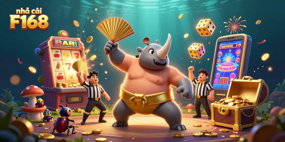 Experience thrilling wins at nhà cái F168 with an engaging online casino scene featuring exciting slot games.