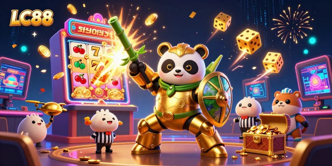 Experience thrilling gaming at LC88 with dynamic characters in an electrifying online casino atmosphere.