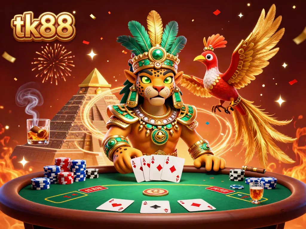 Experience winning moments in tk88 with lively Mayan casino elements.