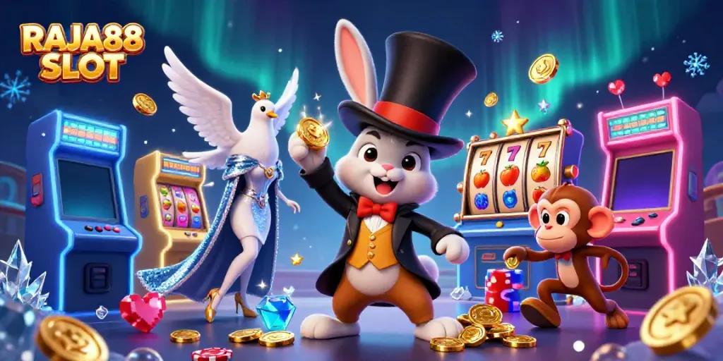 Engage with exciting RAJA88 SLOT mechanics featuring magical characters and immersive game elements.