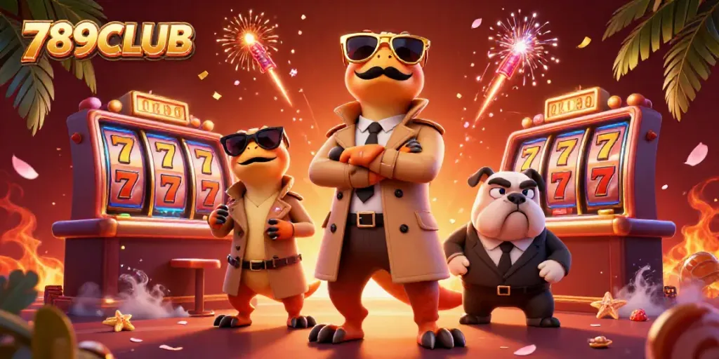 Experience excitement at 789CLUB as three raptors attempt entry to a VIP casino lounge.
