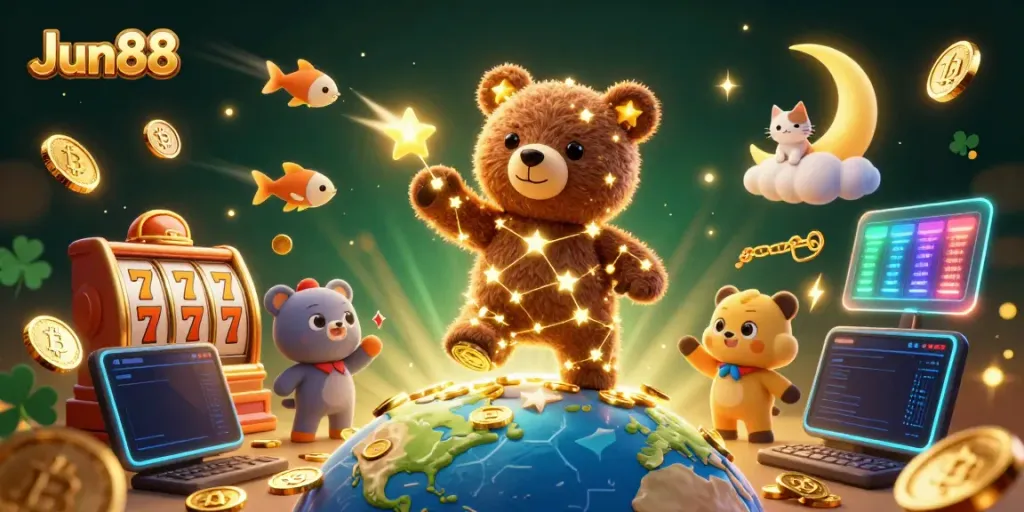 Join the winning excitement with Jun88 as you explore a vibrant 3D casino universe!