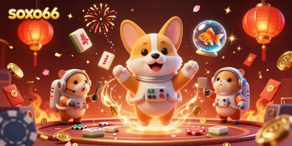 Experience thrilling gameplay at soxo66 with a vibrant space-themed casino adventure.
