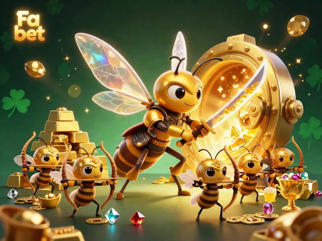 Experience thrilling bets with the Fa bet gaming extravaganza featuring dazzling treasure and vibrant characters.