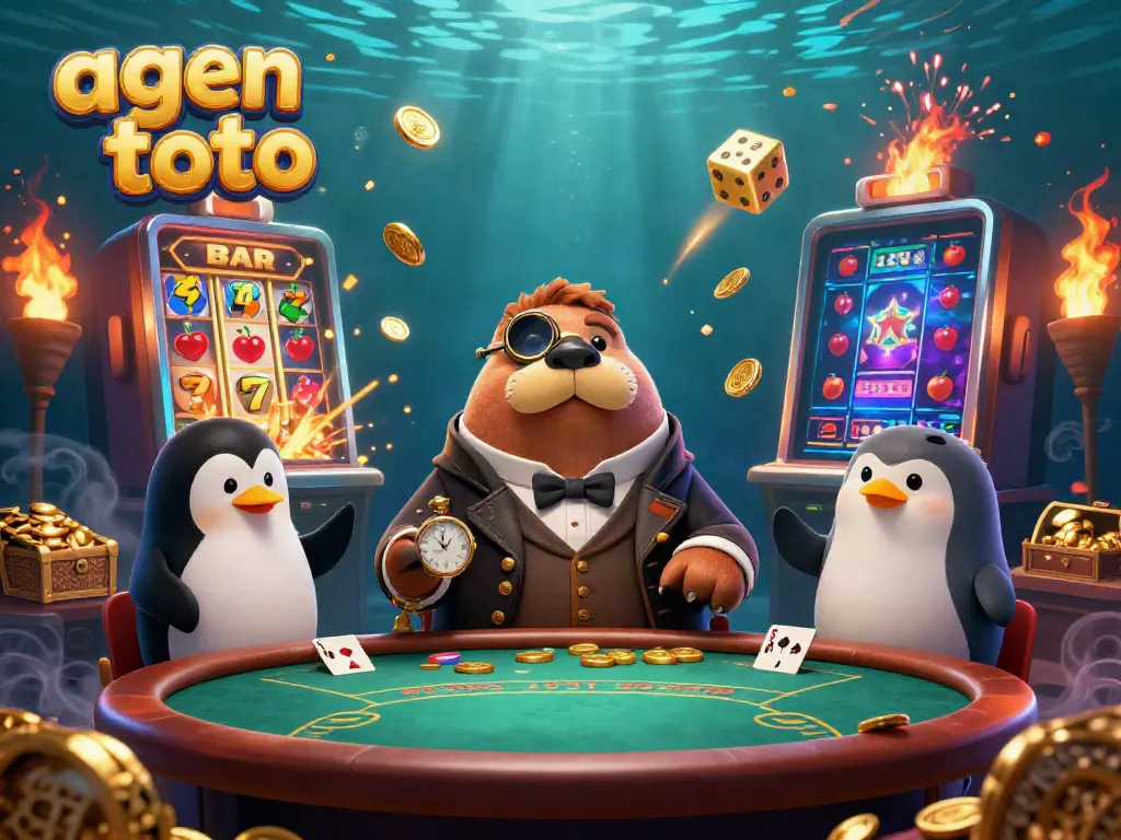 Menggandakan kesenangan bermain di agen toto dengan iklan kasino yang cemerlang dan karakter 3D menarik.