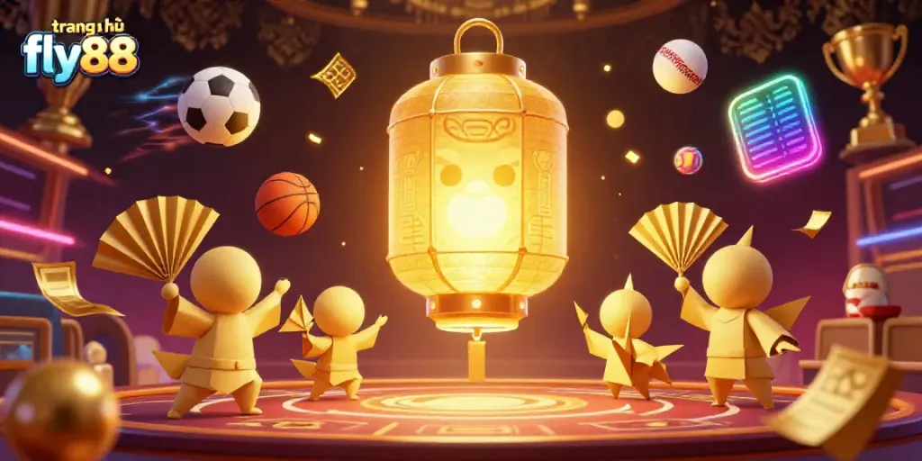 Experience the magic of trang chủ fly88 with thrilling casino elements and golden luck symbols.