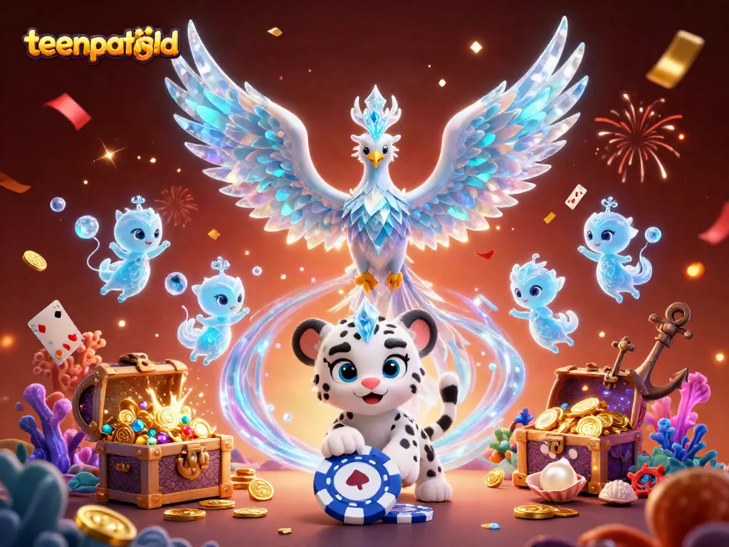 Experience thrilling gameplay with teenpatiigold, featuring vibrant characters and dazzling casino effects.
