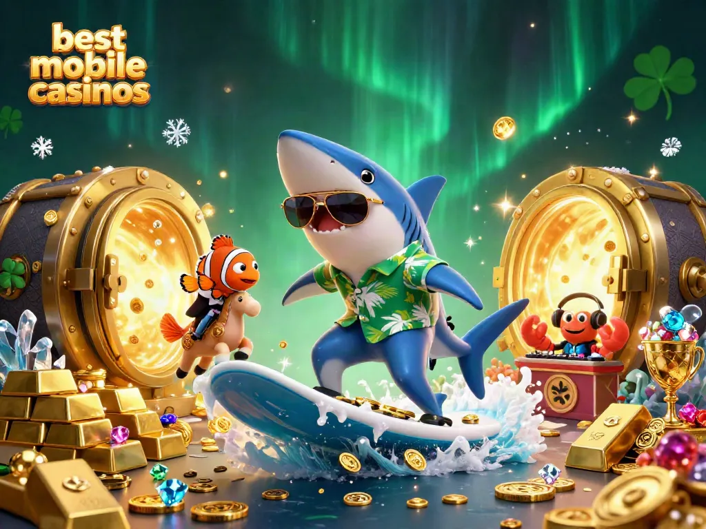 Experience the thrill of winning at the best mobile casinos with dynamic characters and immersive gaming elements.
