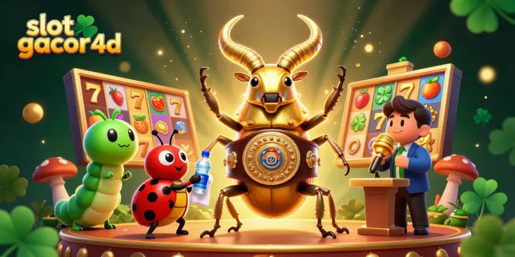 Menangkan jackpot dengan slot gacor 4d dalam ilustrasi kasino fantastis yang penuh aksi.
