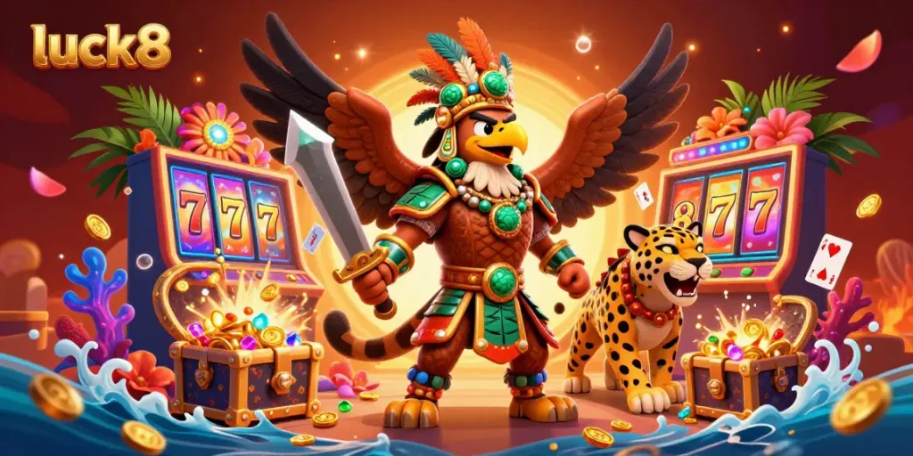 Experience the vibrant luck8 casino atmosphere with roaring jackpots and lively slot machines.