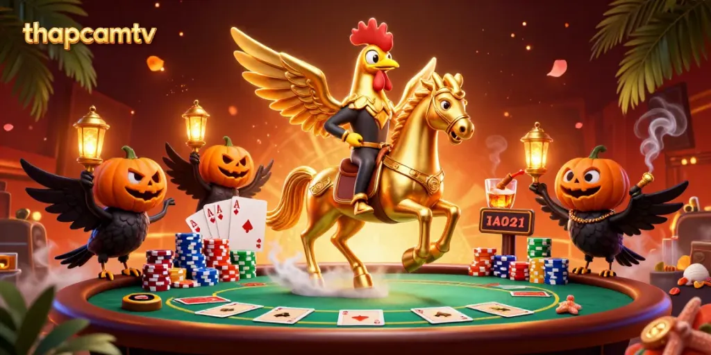 Catch thrilling moments on thapcamtv with golden rooster casino adventure featuring poker elements.