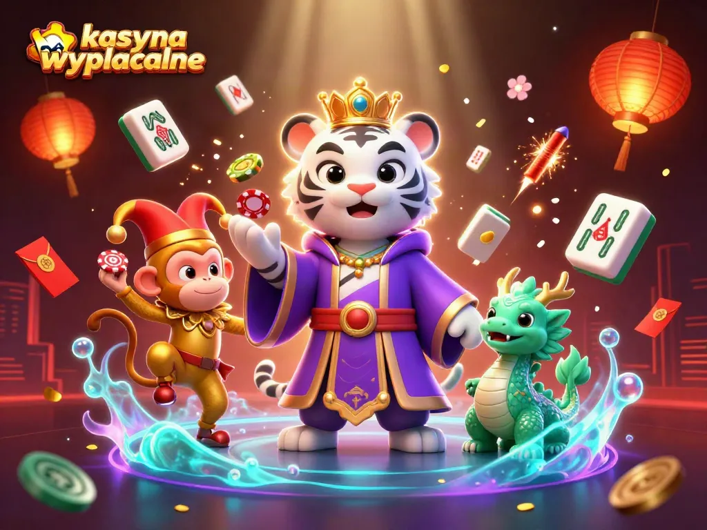 Engaging illustration of kasyna wyplacalne featuring exotic casino elements and characters.