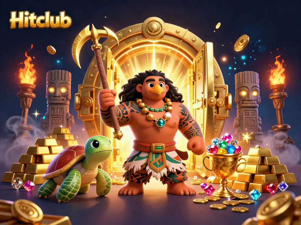Experience thrilling gameplay at Hitclub with a vibrant 3D treasure scene filled with adventure and excitement.