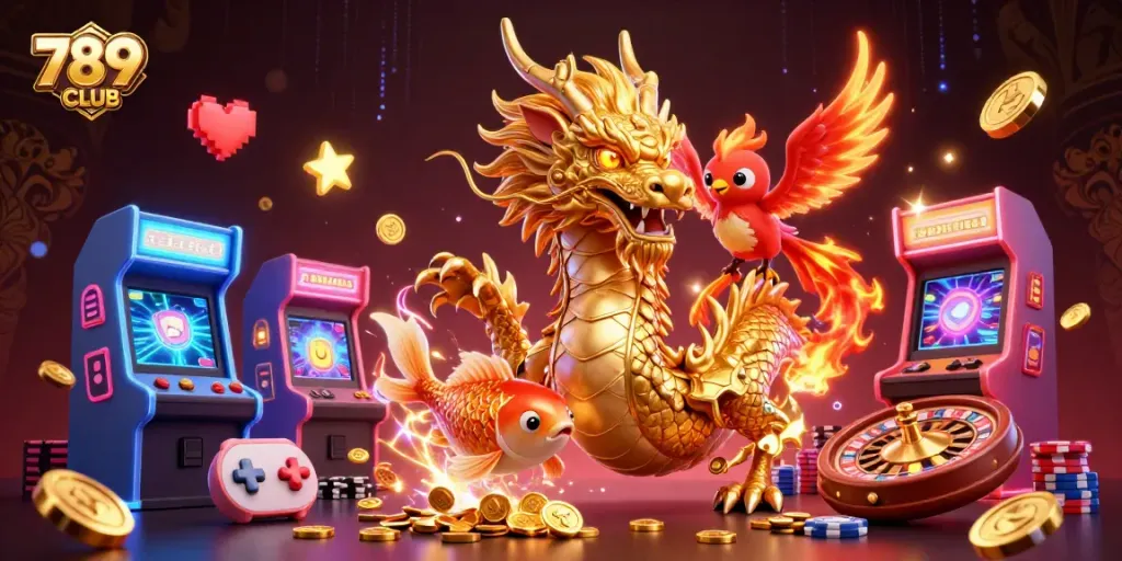 Experience thrilling gameplay at 789CLUB with vibrant casino-themed graphics and dynamic gaming elements.